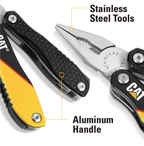 12-in-1 Multi Tool Yellow/Black Handle