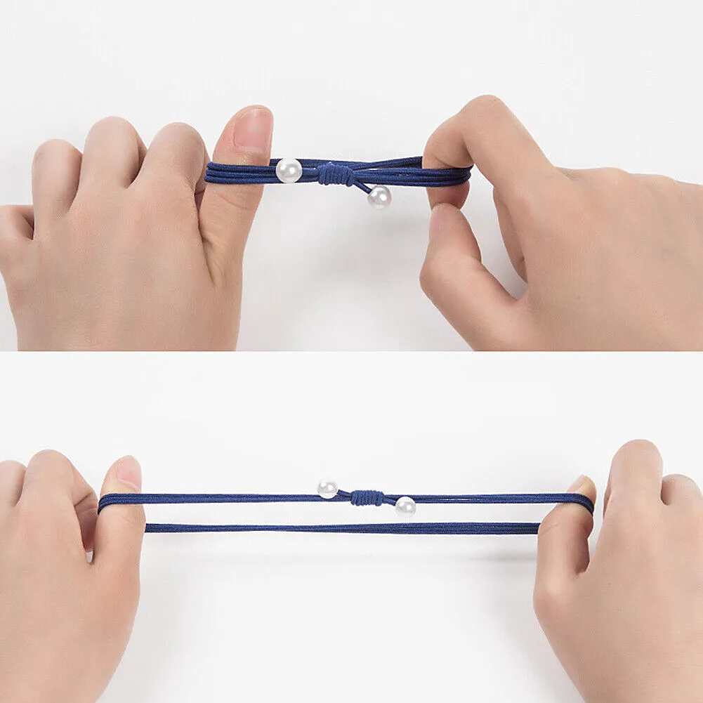 24 Pcs Set Korean Women Elastic Ponytail Holder Rope Hair Tie Ring Hairband Band