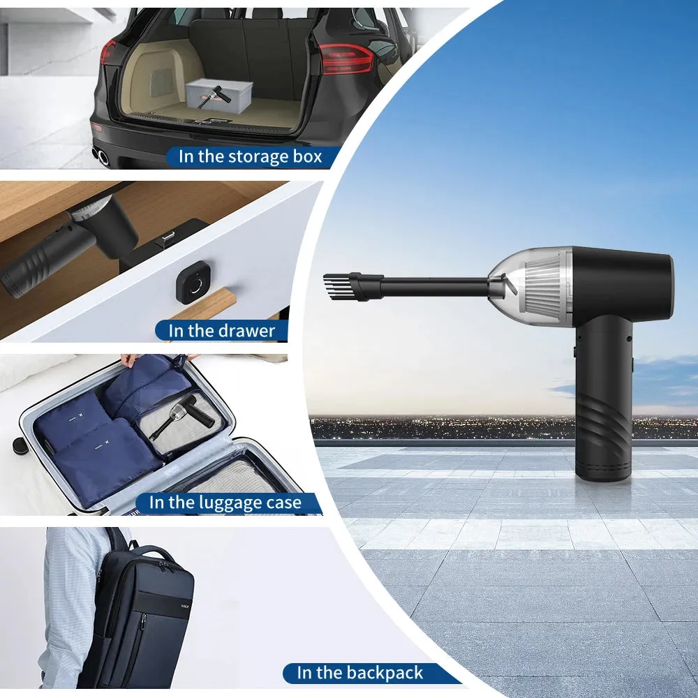 3-IN-1 50000RPM Air Duster Inflator Vacuum Pump 3 Gear Adjustable