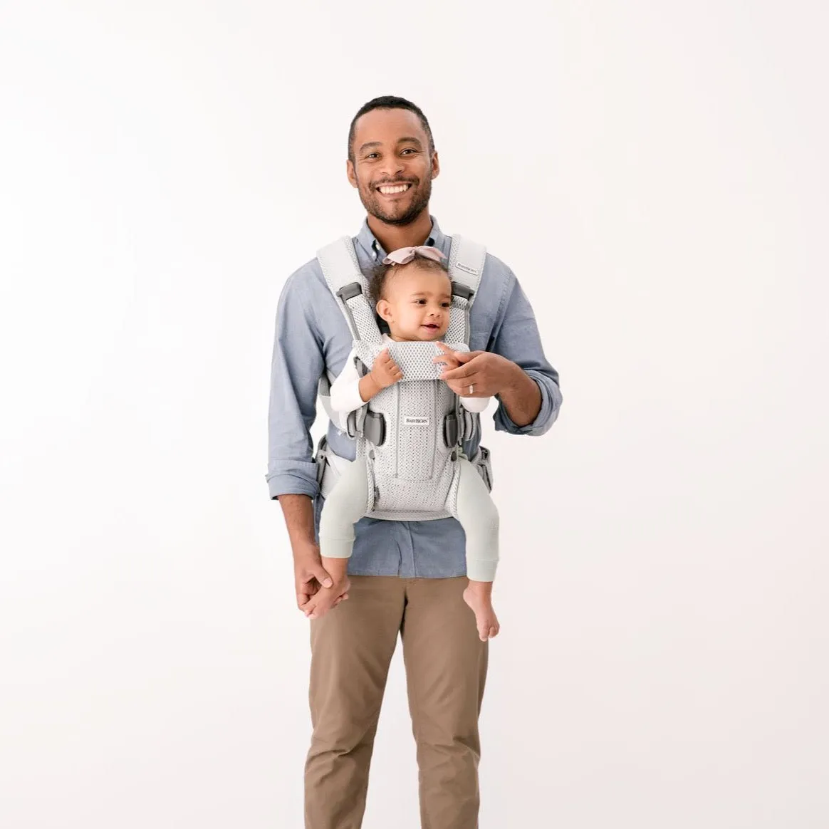 Baby Carrier One Air - Silver, 3D Mesh