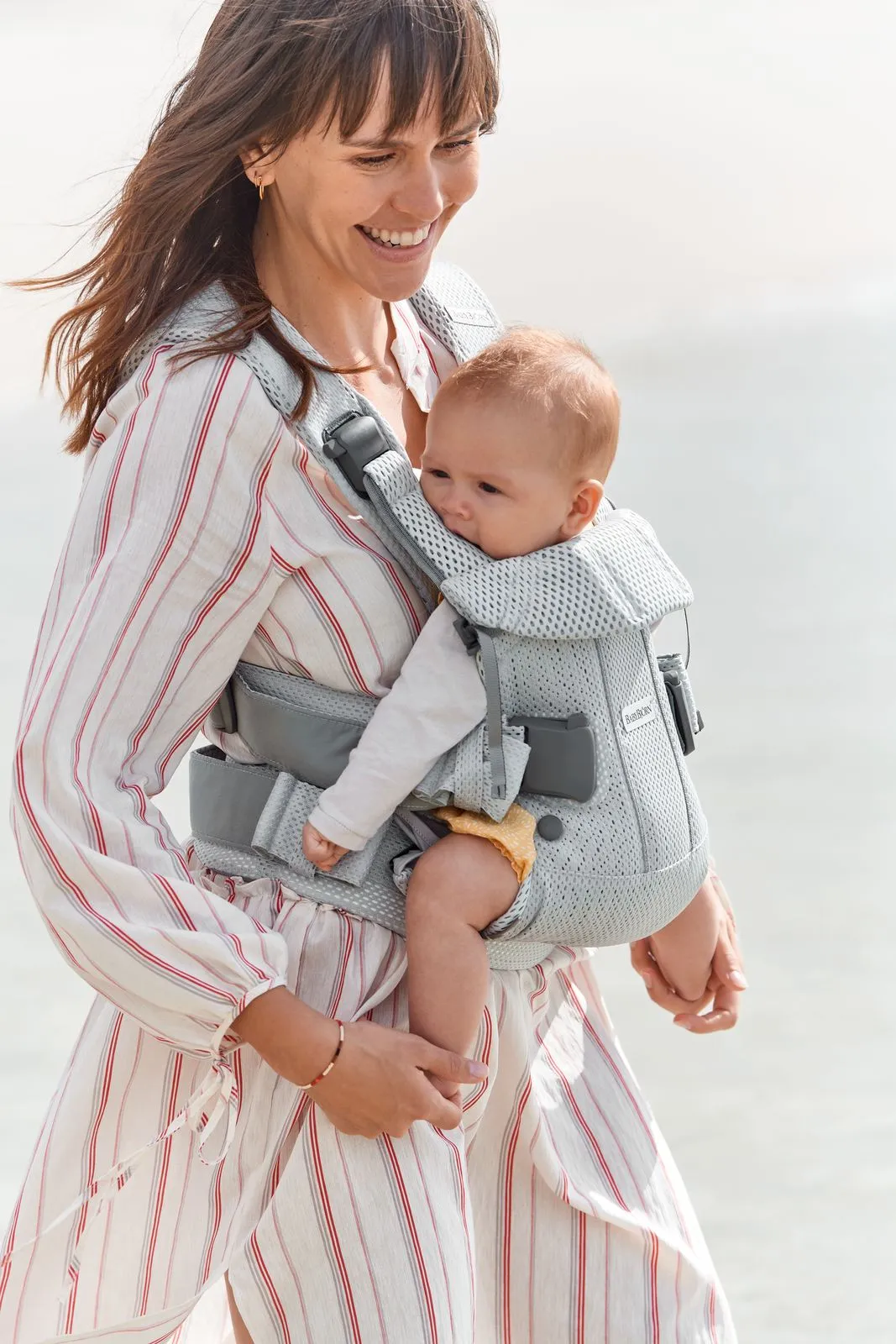 Baby Carrier One Air - Silver, 3D Mesh