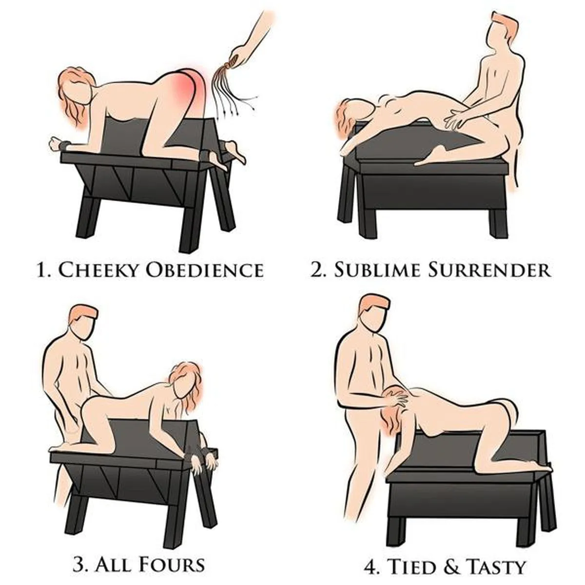 Bareback Submission Horse Bondage Bench