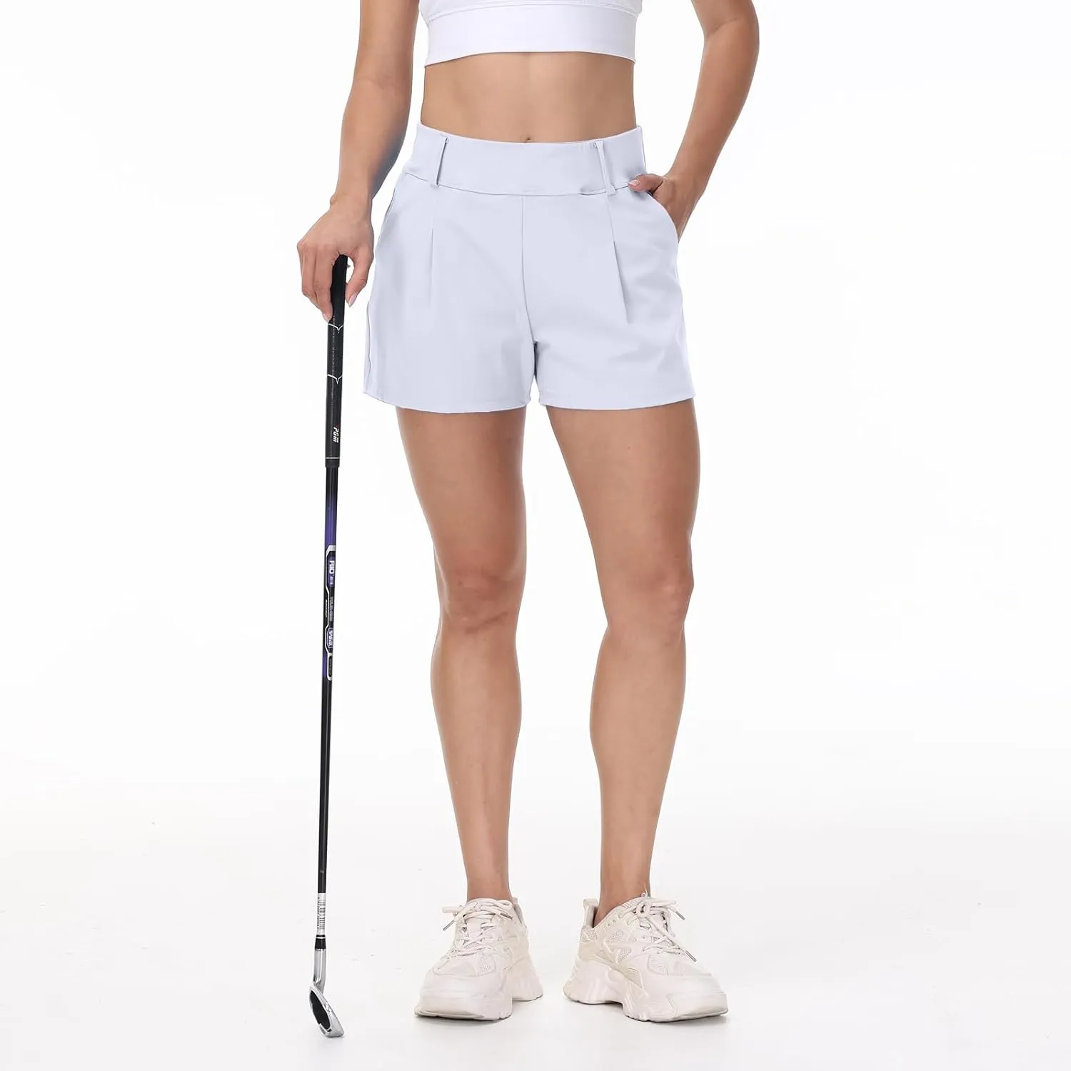 Blaosn Womens Golf Shorts Workout Running Bike Gym Athletic Lounge Work Dress Pants High Waist Cute Clothes Summer Outfits