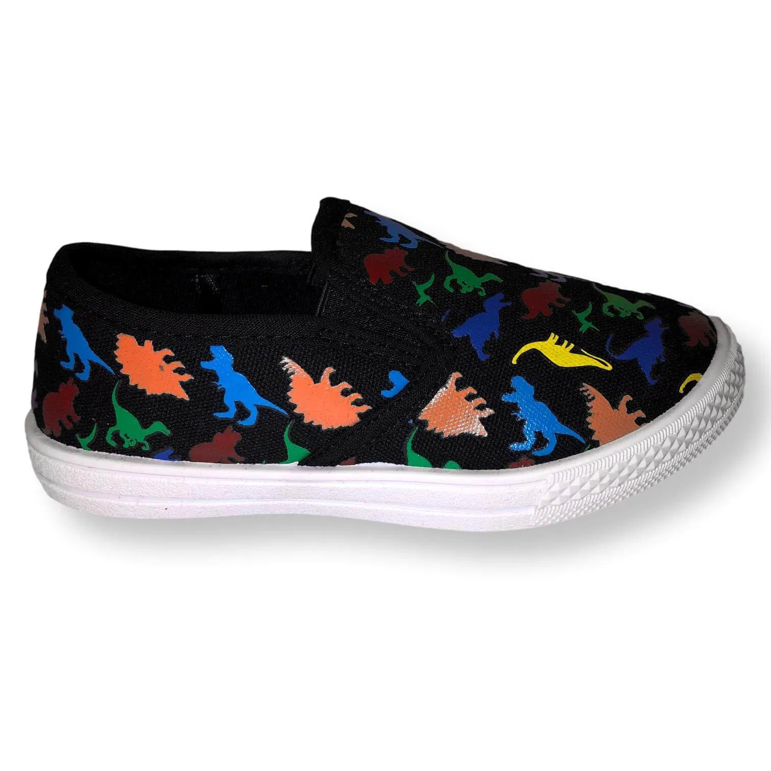 Boys' Dinosaur No Tie Slip On Shoe - Toddler Sizes 5, 6, 7, 8, 9 and 10
