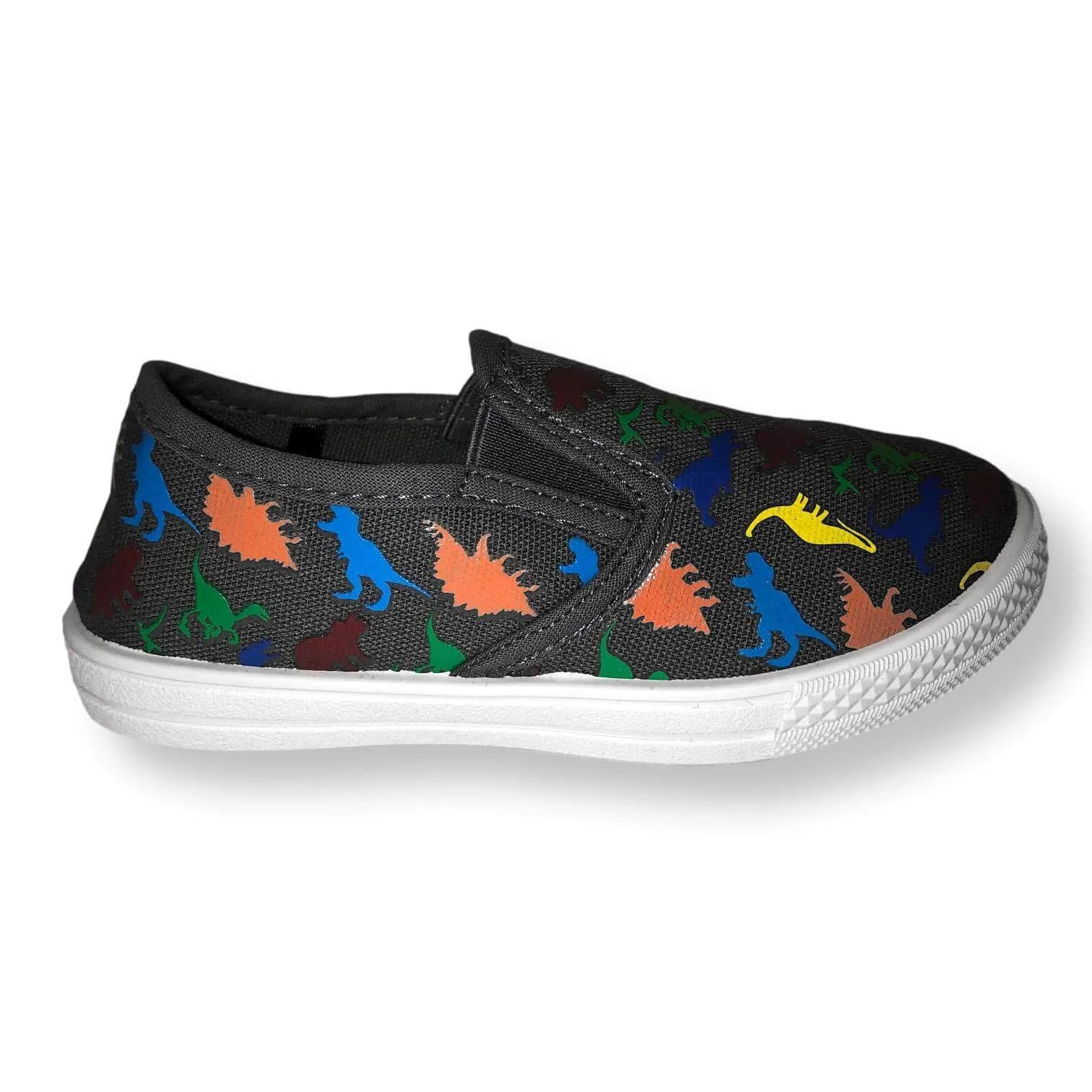 Boys' Dinosaur No Tie Slip On Shoe - Toddler Sizes 5, 6, 7, 8, 9 and 10