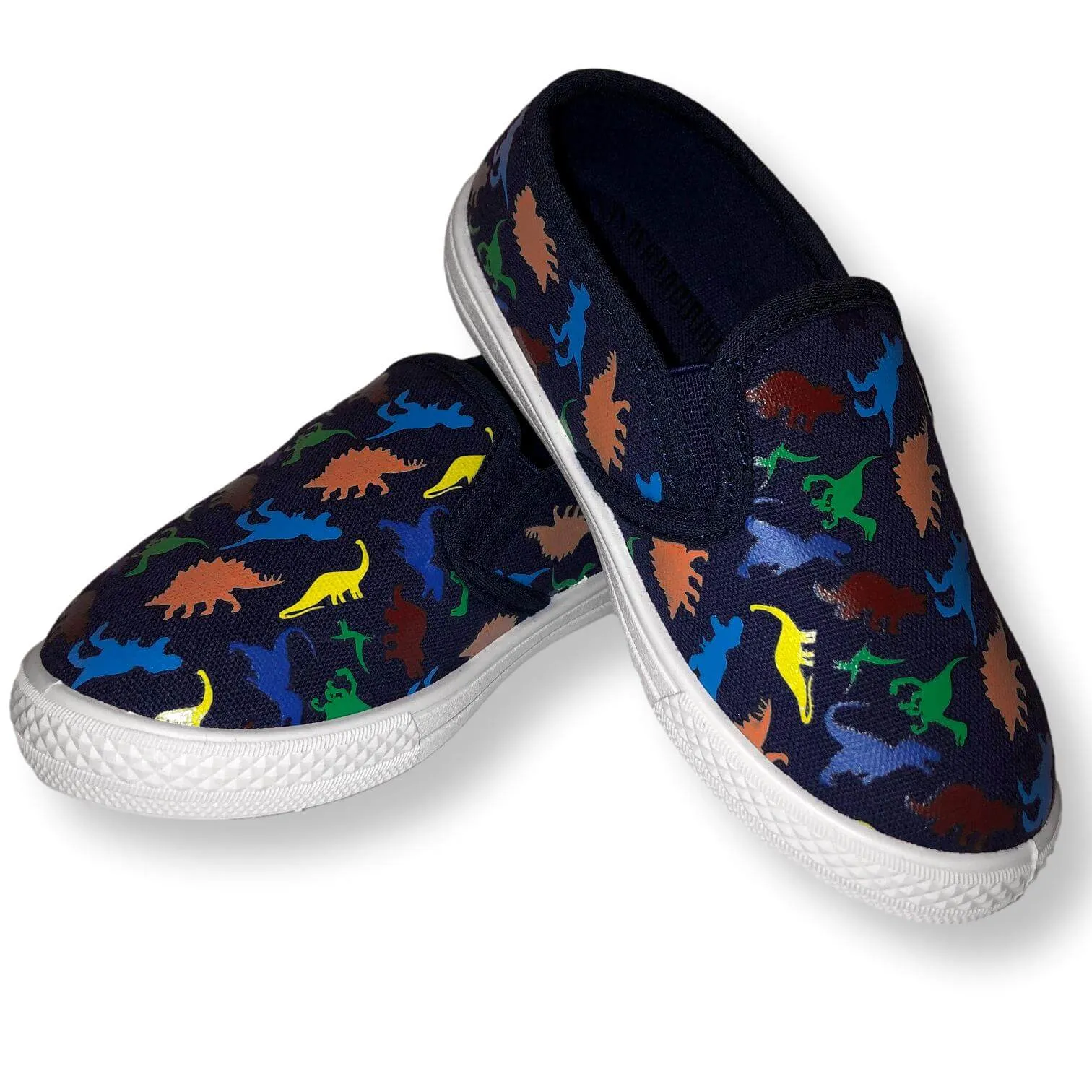 Boys' Dinosaur No Tie Slip On Shoe - Toddler Sizes 5, 6, 7, 8, 9 and 10