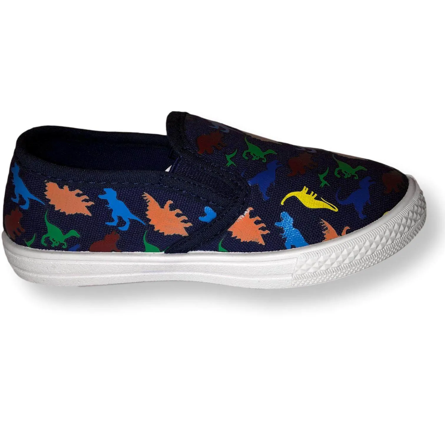 Boys' Dinosaur No Tie Slip On Shoe - Toddler Sizes 5, 6, 7, 8, 9 and 10