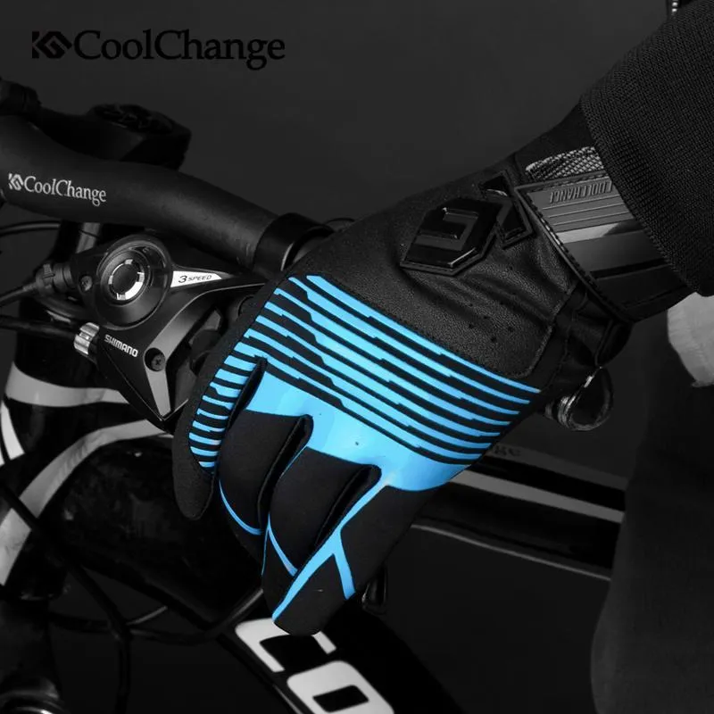 CoolChange Cycling Winter Thermal Waterproof Long Finger Touch Screen Gloves