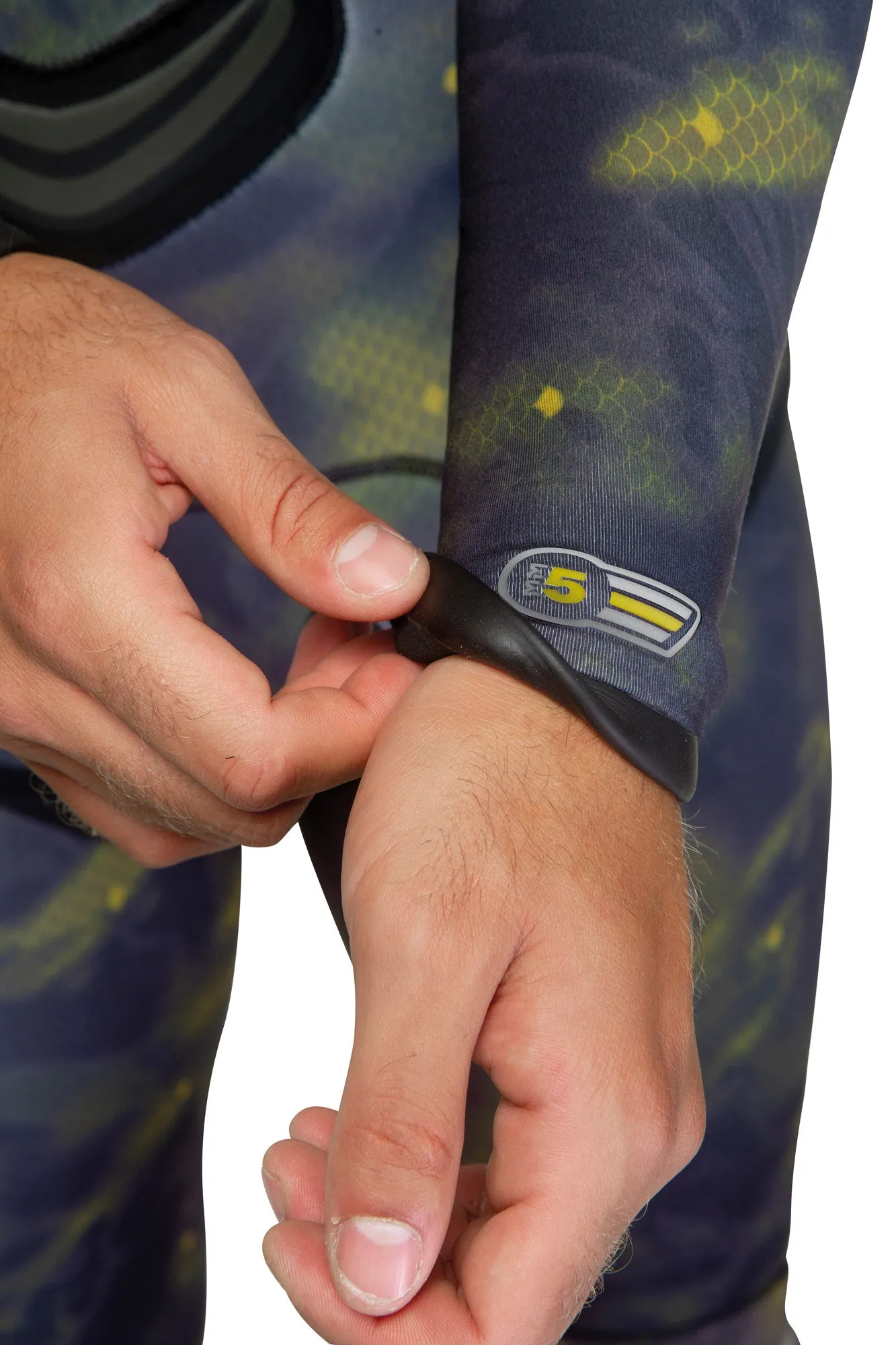 Cressi 5mm Lampuga Men's 2-pcs Camouflage Patterned Freediving Wetsuit