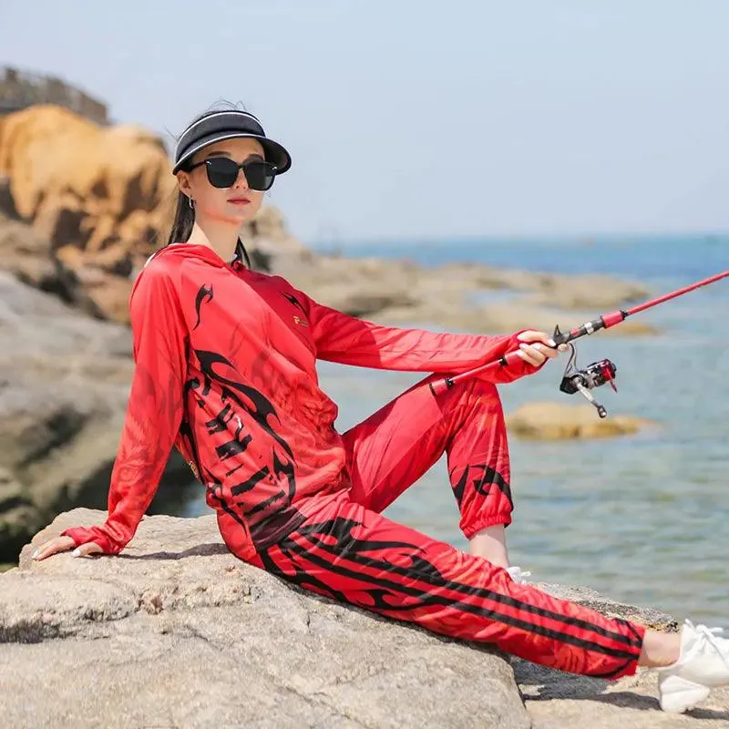 DIAOLIAN Fishing Suits Breathable Moisture-Wicking And Quick-Dry Anti-UV UPF50 