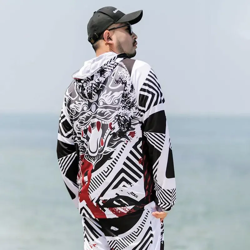 DIAOLIAN Fishing Suits Breathable Moisture-Wicking And Quick-Dry Anti-UV UPF50 