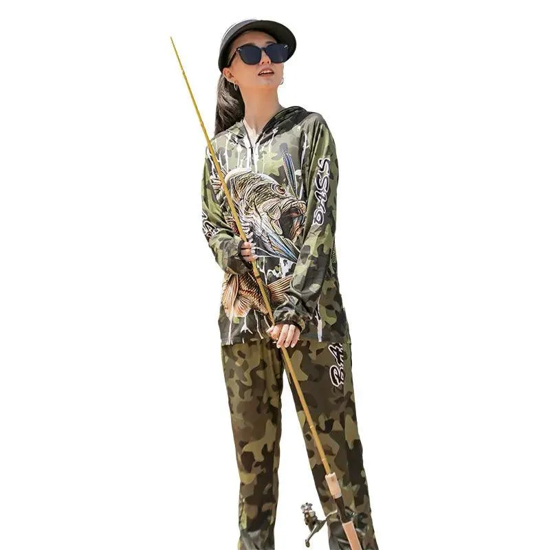 DIAOLIAN Fishing Suits Breathable Moisture-Wicking And Quick-Dry Anti-UV UPF50 