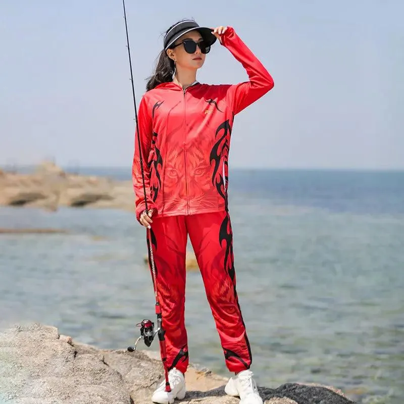 DIAOLIAN Fishing Suits Breathable Moisture-Wicking And Quick-Dry Anti-UV UPF50 
