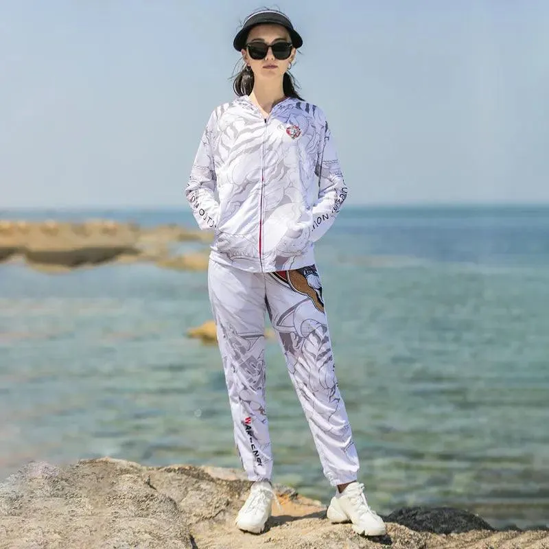 DIAOLIAN Fishing Suits Breathable Moisture-Wicking And Quick-Dry Anti-UV UPF50 