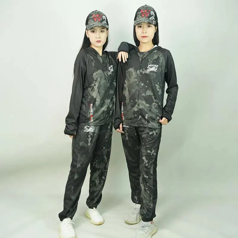 DIAOLIAN Fishing Suits Breathable Moisture-Wicking And Quick-Dry Anti-UV UPF50 