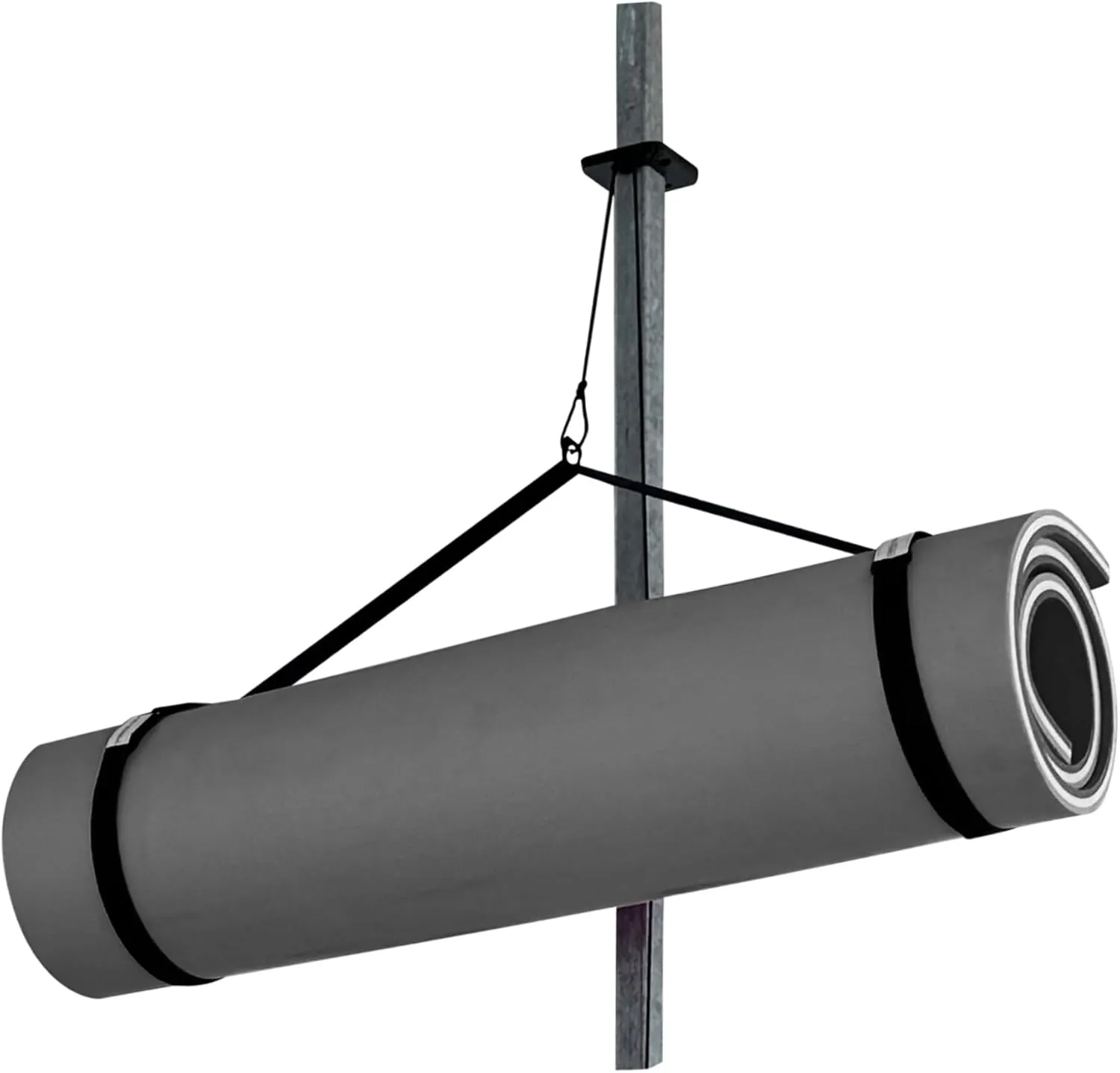 Dock Float Storage & Organization Pully System- No Drill Easy Install- UV & Rust-Resistant, Marine-Grade, Made in the USA- Fits a 4" Square Post