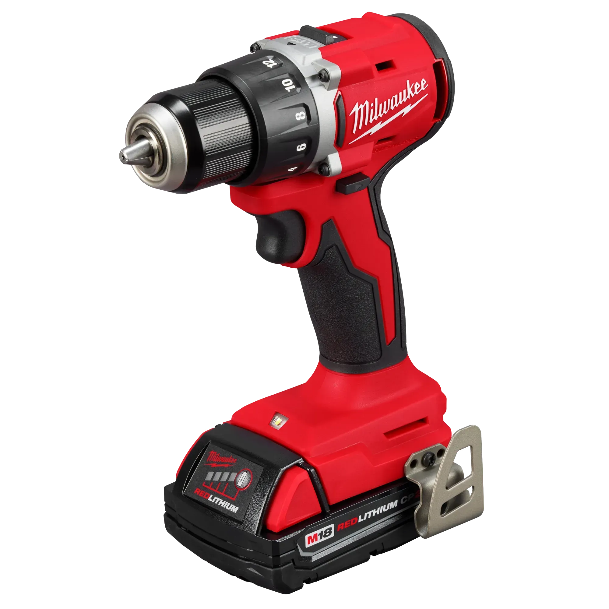 Drill/Driver - Milwaukee M18™ Compact Brushless 1/2" Drill/Driver Kit, 3601-22CT