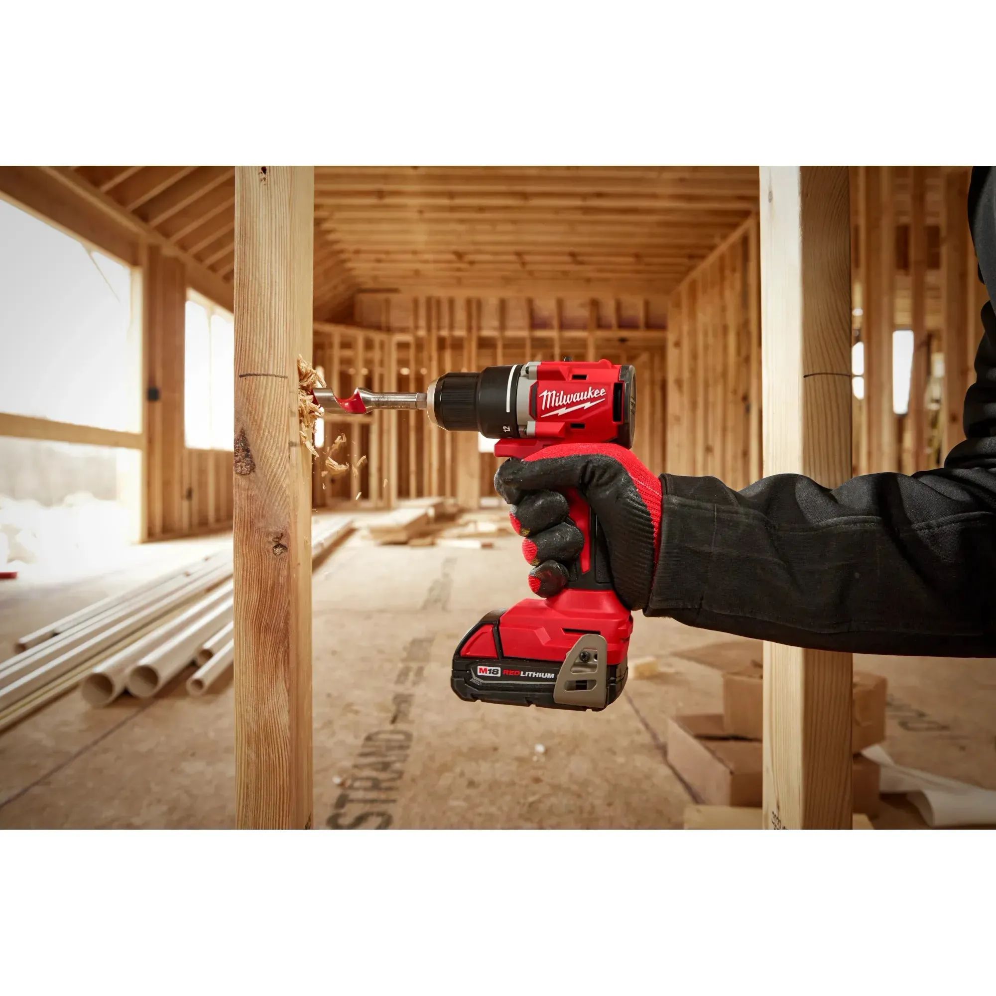 Drill/Driver - Milwaukee M18™ Compact Brushless 1/2" Drill/Driver Kit, 3601-22CT
