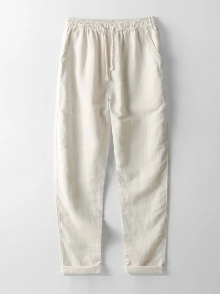 Eden | Men's Linen Polo Shirt and Pants Set