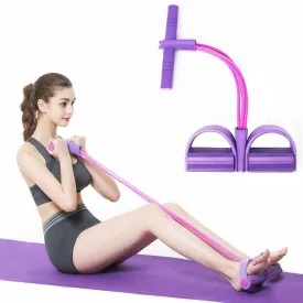 Elastic Pull Ropes Exerciser - Belly Resistance Band Home Fitness Equipment