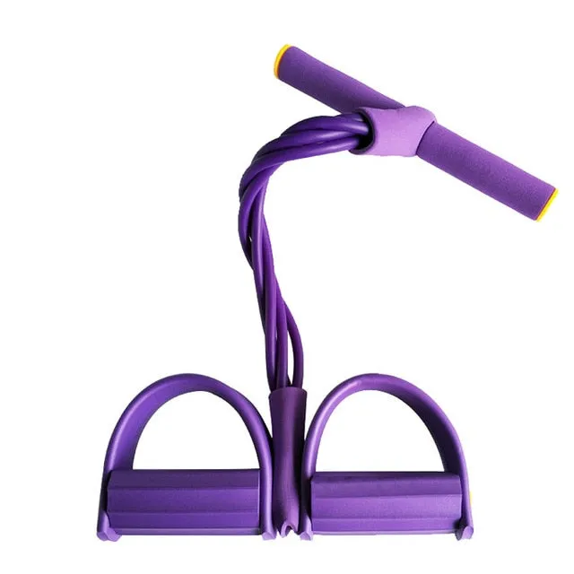 Elastic Pull Ropes Exerciser - Belly Resistance Band Home Fitness Equipment