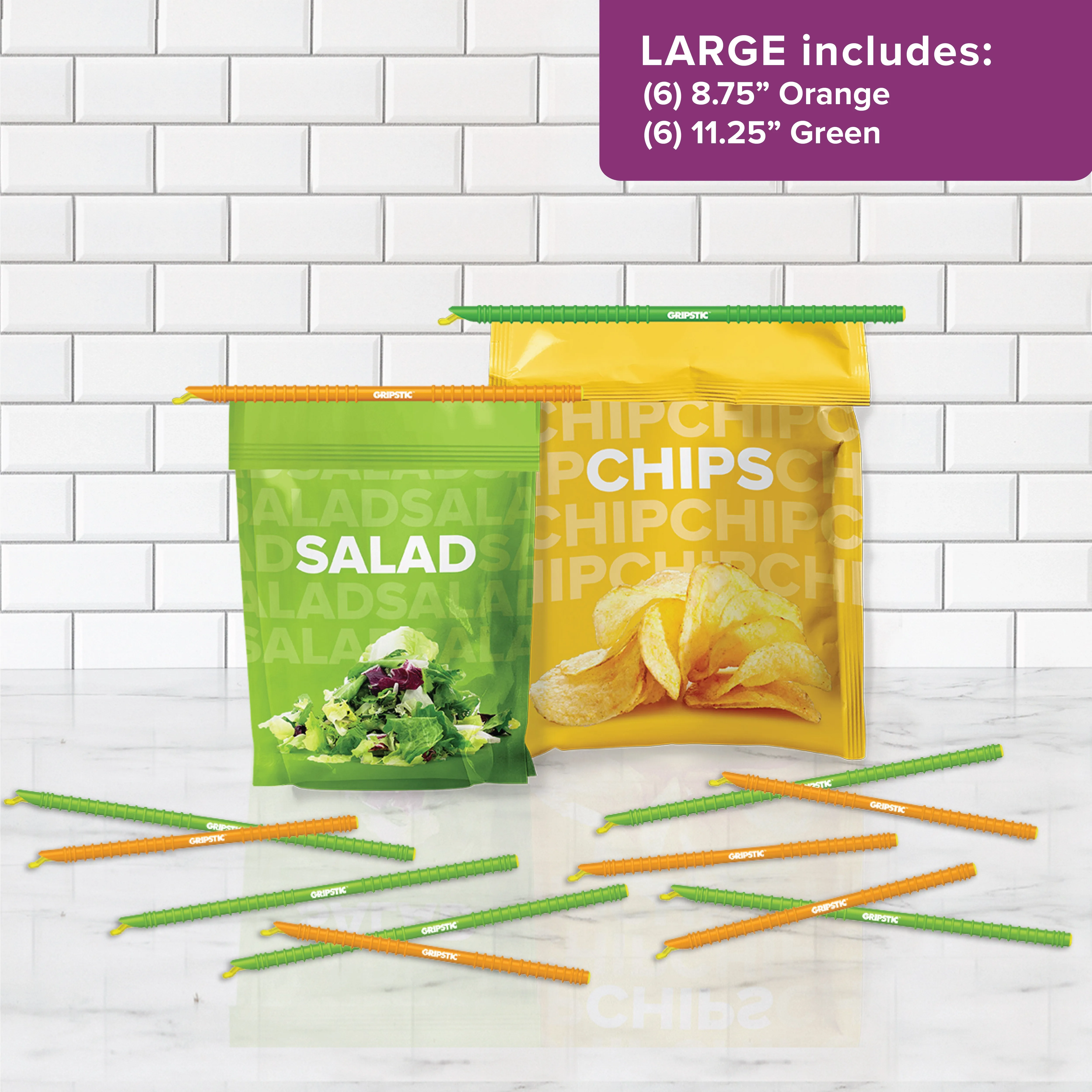 GRIPSTIC® Bag Sealer 12-Pack Large Set