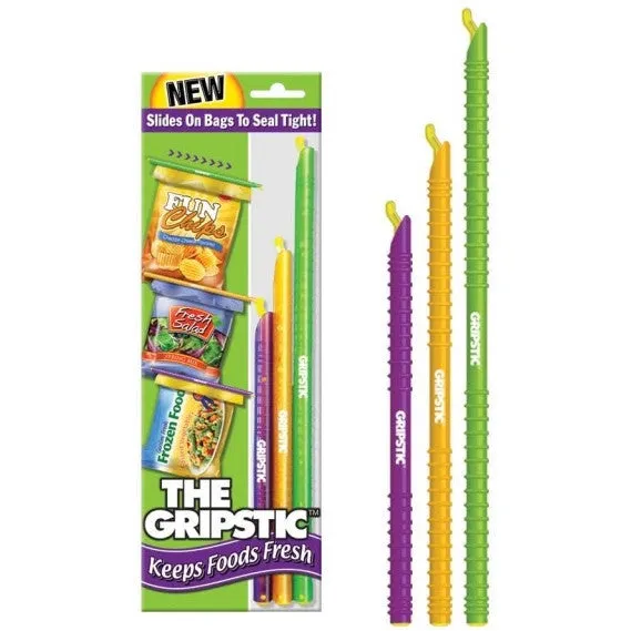 GRIPSTIC® Bag Sealer 3-Pack Assorted Set