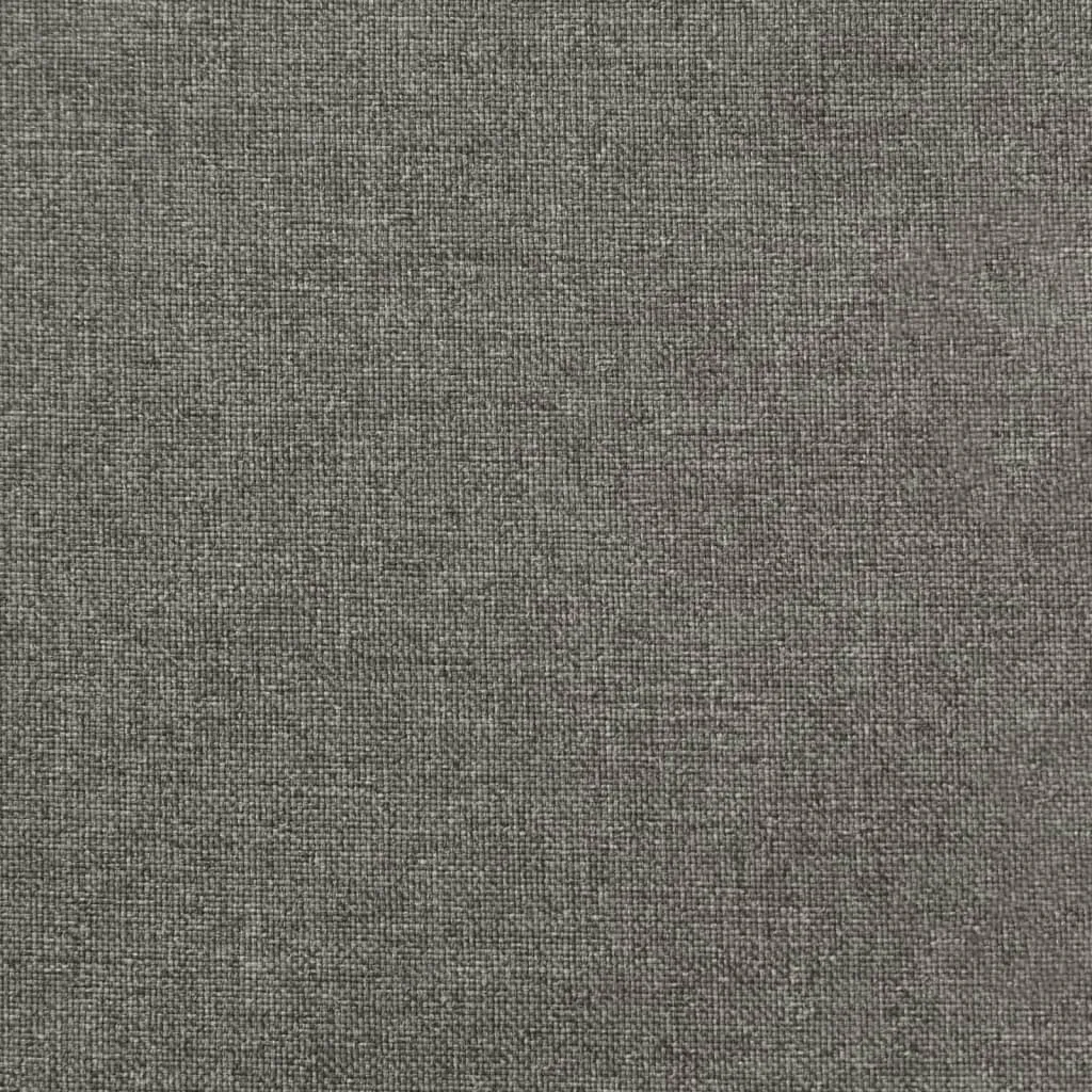 Highback Chair Cushions 4 pcs Melange Dark Grey 120x50x4 cm Fabric