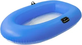 Inflatable Boat - Transparent Bottom Inflatable Raft,62.9 x 43.3 Inch Water Raft, Lake Boat for Kids Adults Relaxing Floating Leisure Beach River