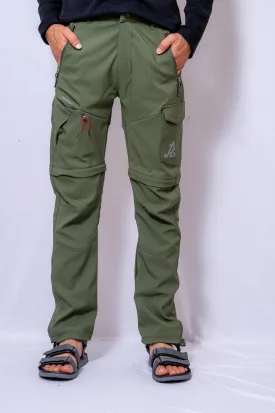 JAG Trail Explorer Trekking Pants | Convertible Travel & Hiking Pants | Olive