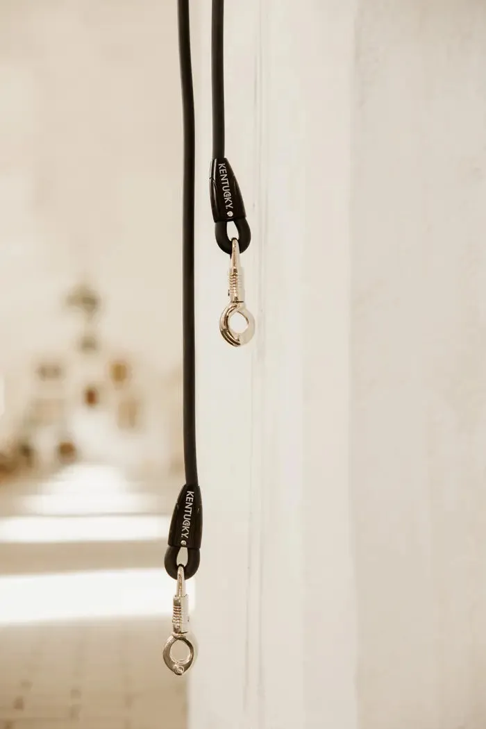 Kentucky Horse Box Lead & Cross Ties Silicone Black