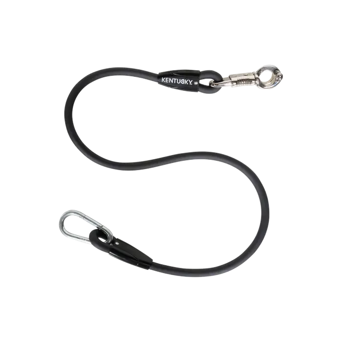 Kentucky Horse Box Lead & Cross Ties Silicone Black