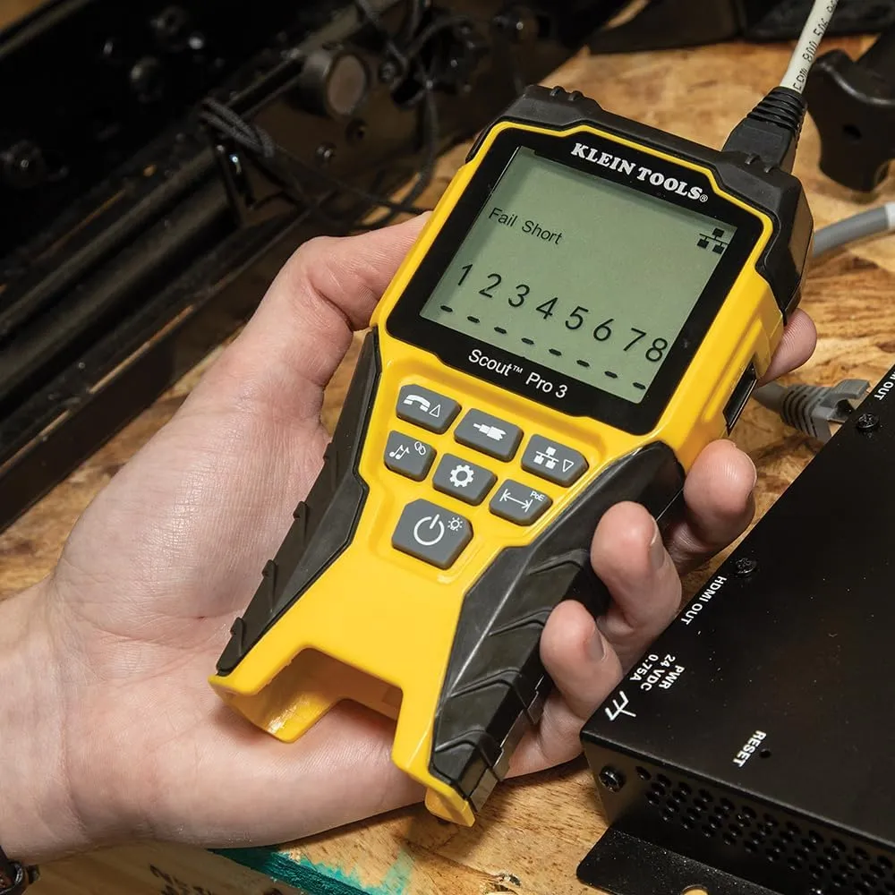 Klein Tools VDV501-214 Cable Tester Remote, Test   Map Remote #4 for Klein Tools Scout Pro Series Testers