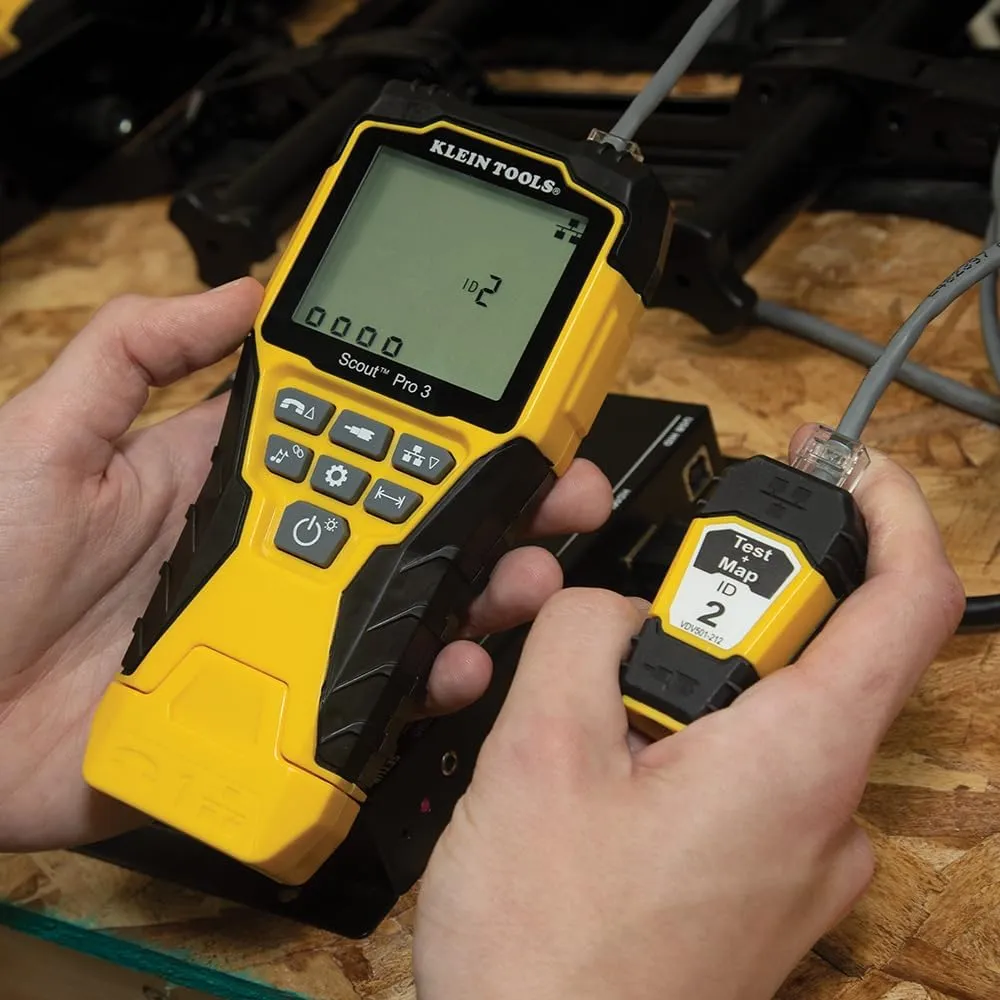 Klein Tools VDV501-214 Cable Tester Remote, Test   Map Remote #4 for Klein Tools Scout Pro Series Testers