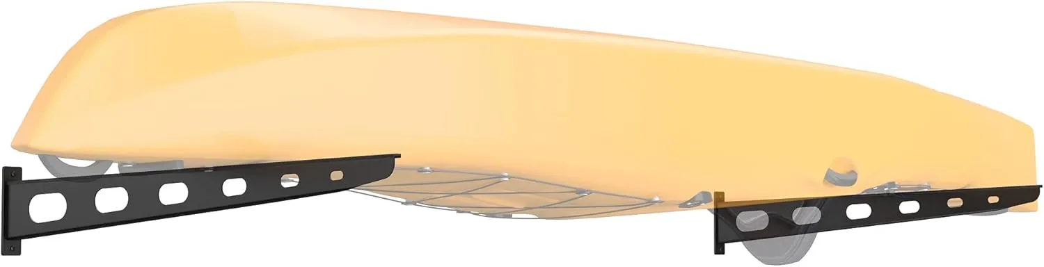 Koova Wall Mounted Storage Rack for Canoes, Kayaks and Stand Up Paddle Boards | Made in The USA | Easy to Install - Hardware Included