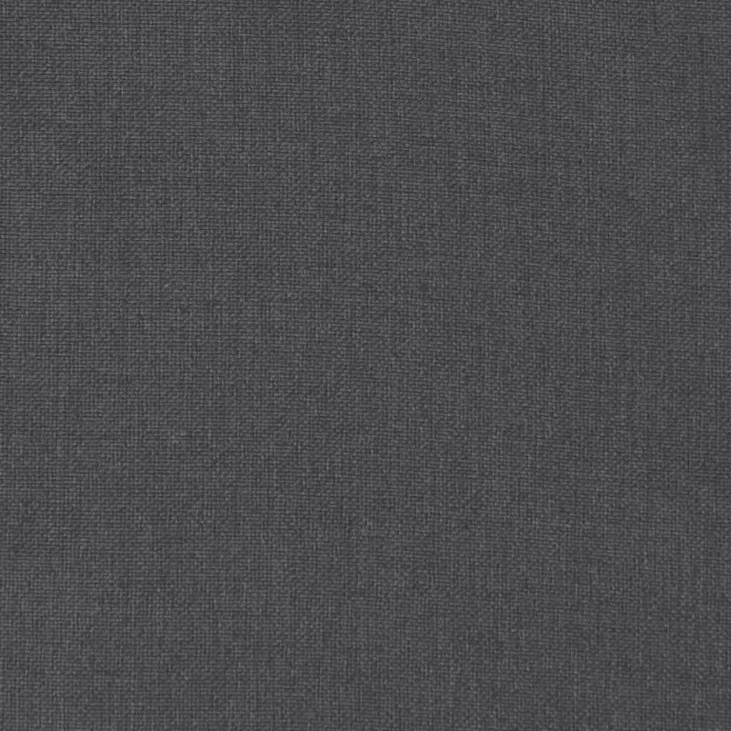 Lowback Chair Cushions 6 pcs Melange Anthracite 100x50x4 cm Fabric