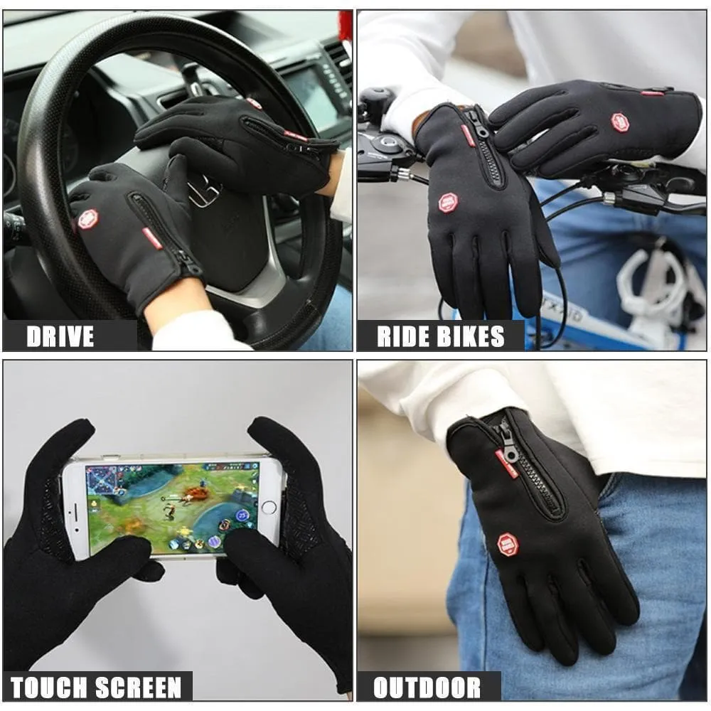 luckyidays™Warm Thermal Gloves Cycling Running Driving Gloves