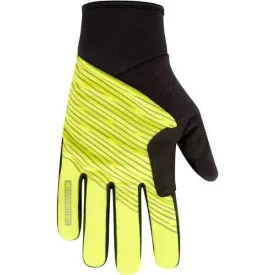 Madison Stellar Reflective Windproof Thermal gloves; black / hi-viz yellow - x-small