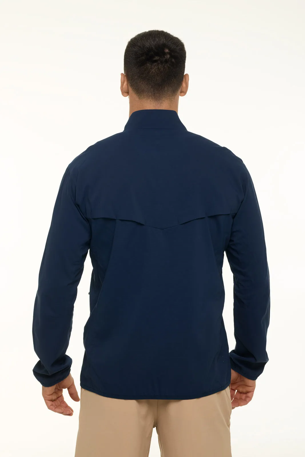 Men's Arcadian Packable Sunblock Jacket | Navy