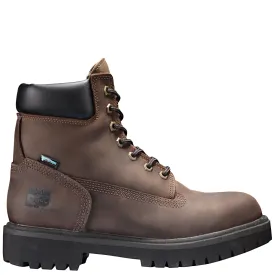 Men's Direct Attach 6" Steel Toe Waterproof Work Boot - Brown