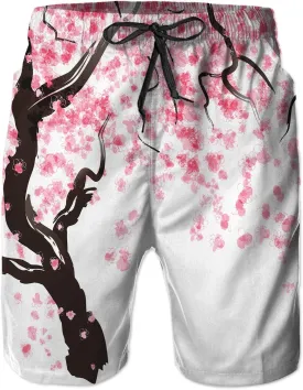 Mens Swim Trunks with Mesh Lining,Quick Dry Swimsuit Board Shorts Beach Pants Swimwear Bathing Suits