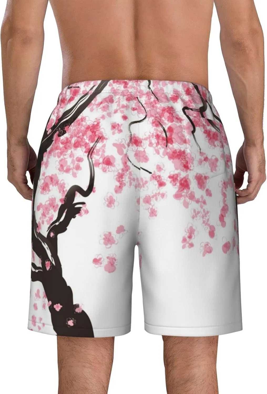 Mens Swim Trunks with Mesh Lining,Quick Dry Swimsuit Board Shorts Beach Pants Swimwear Bathing Suits