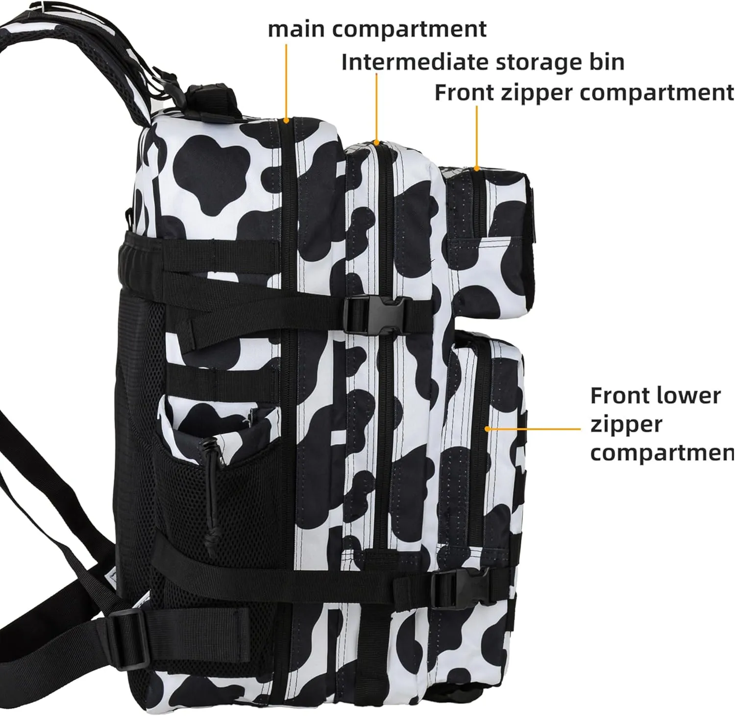 Military Tactical Backpack - 45L Molle Assault Pack for 3-Day Survival, Gym, Hunting, and Daily Use - Versatile Military Backpack & Trekking Day Pack