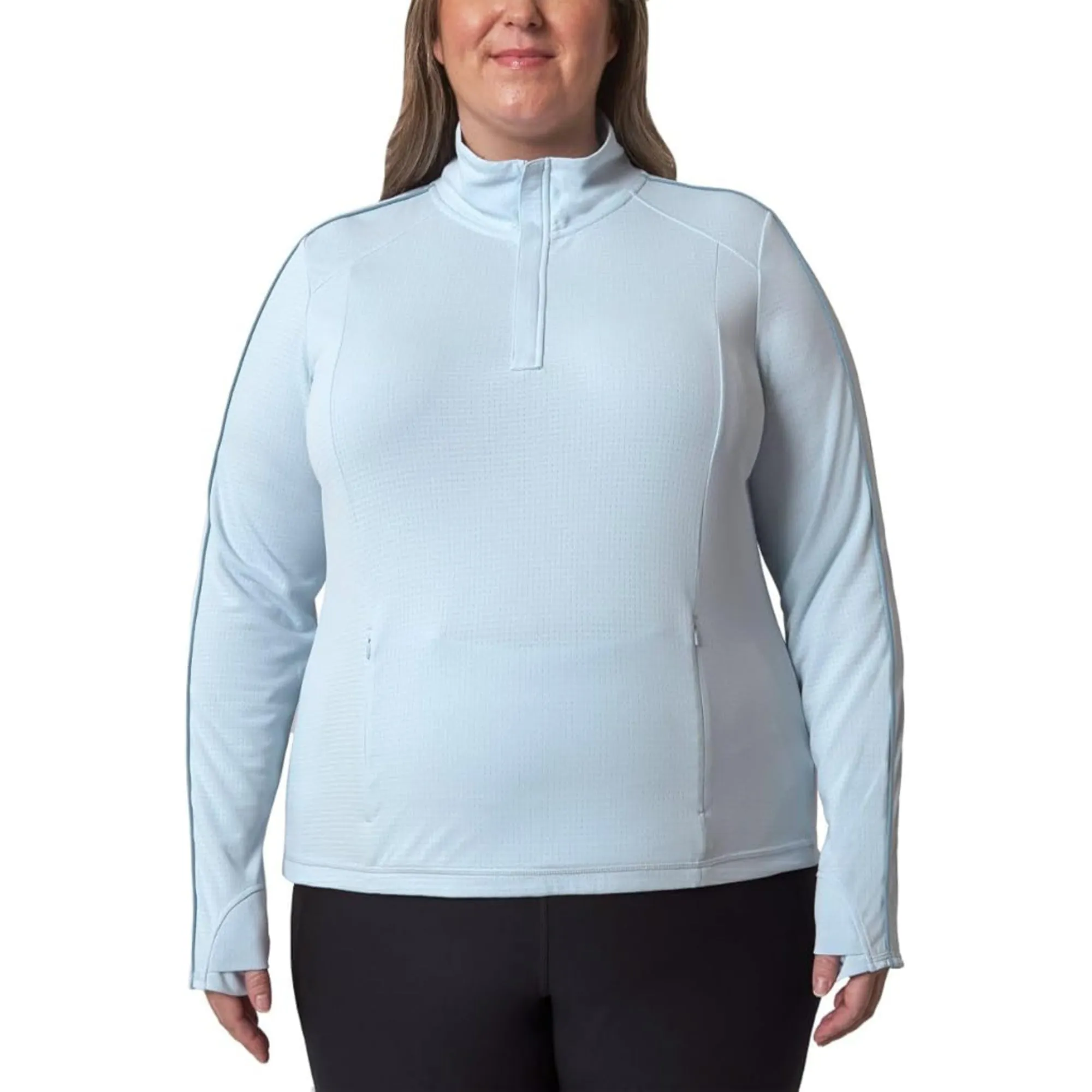 Mondetta Women's Moisture Wicking Quarter-Zip Pullover Sweatshirt Active Top