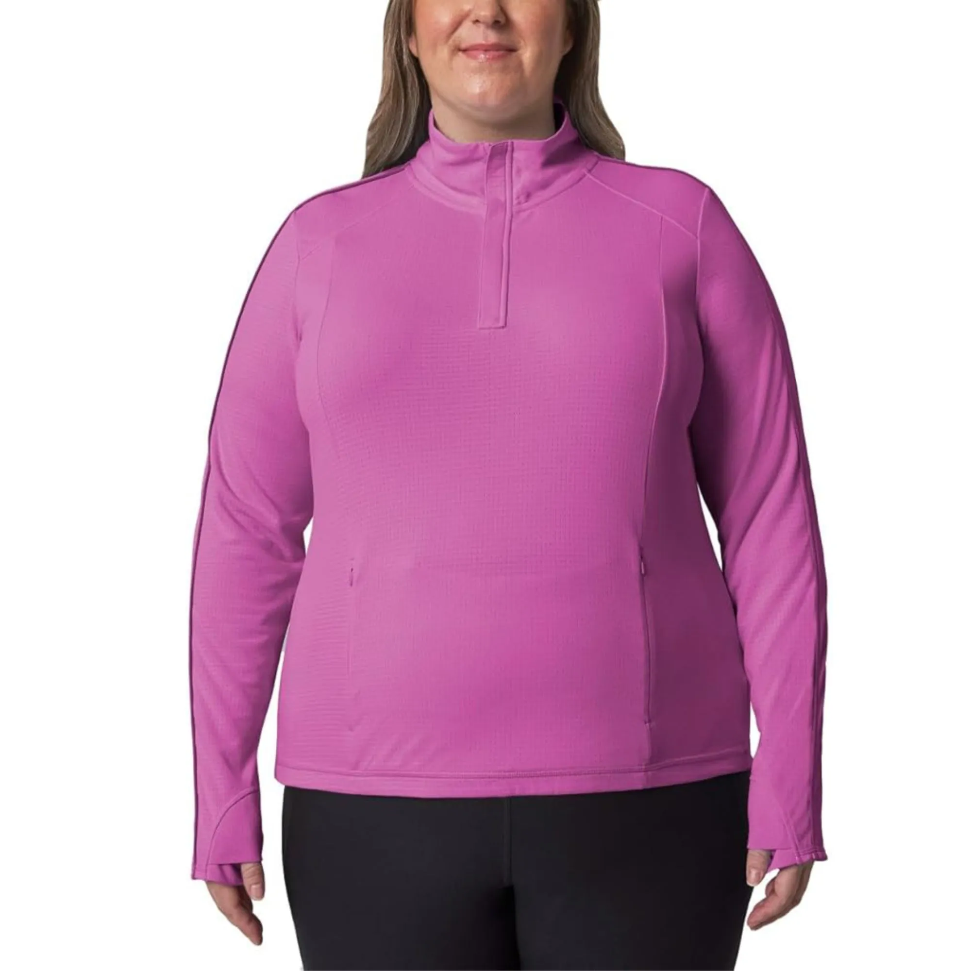 Mondetta Women's Moisture Wicking Quarter-Zip Pullover Sweatshirt Active Top