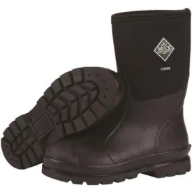 Muck Men's Chore Mid 12" Waterproof Rubber Work Boot - Black - CHM-000A