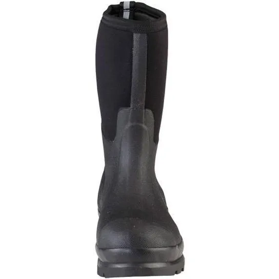 Muck Men's Chore Mid 12" Waterproof Rubber Work Boot - Black - CHM-000A