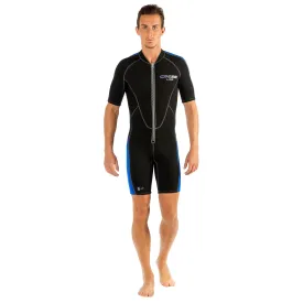 Open Box Cressi 2mm Mens Lido Short Front Zip Wetsuit, Size: 3X-Large