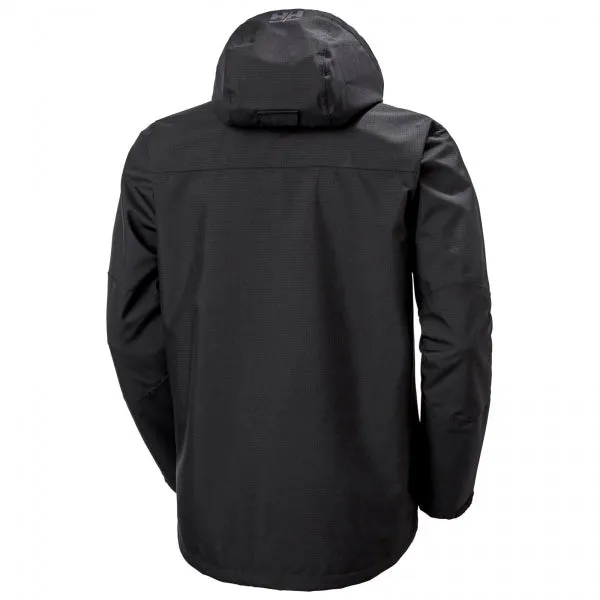 OXFORD SHELL Mens Jacket Black