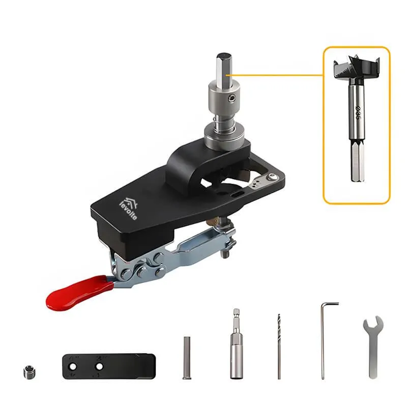 Precision Concealed Hinge Jig - 35MM Euro/Blum/Cabinet Hinge Jig